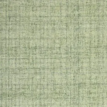 8' X 10' Green And Light Green Wool Striped Hand Tufted Area Rug