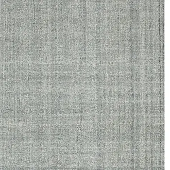 2' X 3' Gray Blue And Ivory Wool Plaid Hand Tufted Area Rug