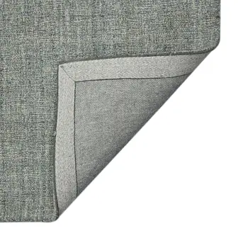 9' X 12' Gray Blue And Ivory Wool Plaid Hand Tufted Area Rug