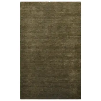 4' X 6' Brown Wool Hand Woven Area Rug