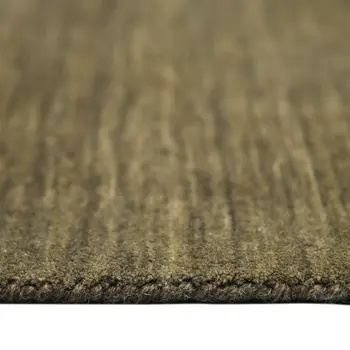 5' X 8' Brown Wool Hand Woven Area Rug