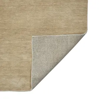 4' X 6' Ivory Wool Hand Woven Area Rug