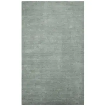 9' X 12' Gray Wool Hand Woven Area Rug
