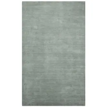 9' X 12' Gray Wool Hand Woven Area Rug