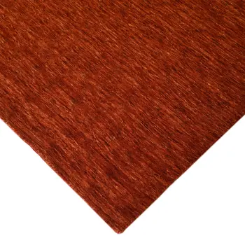 5' X 8' Red Wool Hand Woven Area Rug