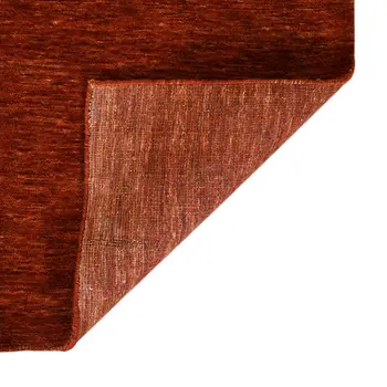 5' X 8' Red Wool Hand Woven Area Rug