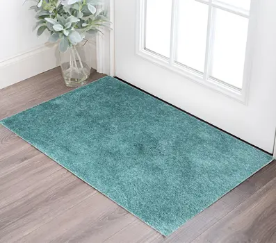 2' X 3' Blue Shag Area Rug