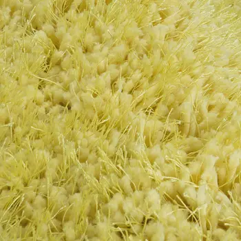 8' X 11' Yellow Shag Area Rug