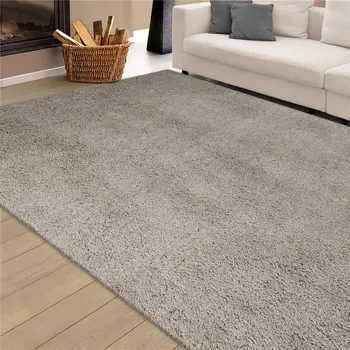 2' X 3' Champagne Shag Area Rug