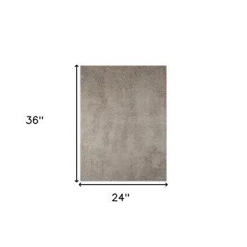 2' X 3' Champagne Shag Area Rug