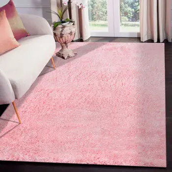 9' X 14' Pink Area Rug