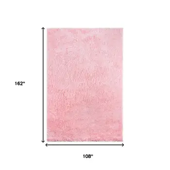 9' X 14' Pink Area Rug