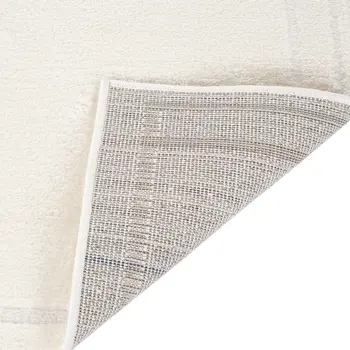 2' X 3' Ivory And Off White Geometric Area Rug