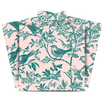6" x 6" Green And Pink Vinyl Arabesque Peel And Stick Removable Tiles