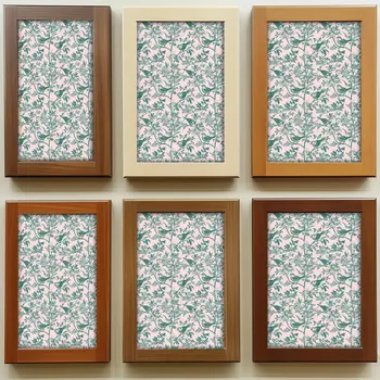 8" x 8" Green And Pink Vinyl Arabesque Peel And Stick Removable Tiles