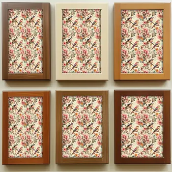 12" x 12" Brown And Pink Vinyl Arabesque Peel And Stick Removable Tiles