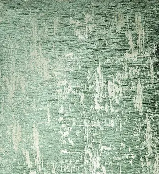 18" Mint Green and Tan Abstract Chenille Throw Pillow