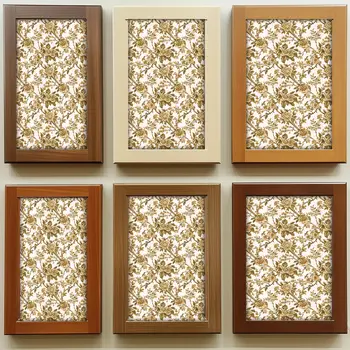 5" x 5" Gold And White Vinyl Arabesque Peel And Stick Removable Tiles