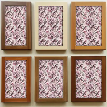 4" x 4" Pink Vinyl Arabesque Peel And Stick Removable Tiles