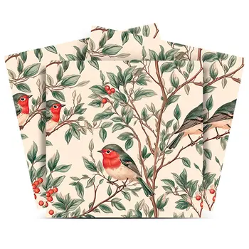 7" x 7" Green And Red Vinyl Arabesque Peel And Stick Removable Tiles