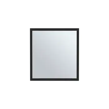 20" Black Wood Floating Bathroom Vanity
