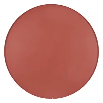 29" Terra Cotta Rounded Aluminum Outdoor Coffee Table