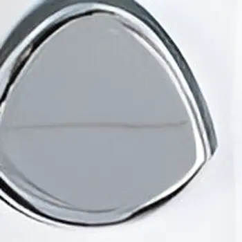 White Heavy Duty Plastic Three Chamber Wall Mount Soap Dispenser