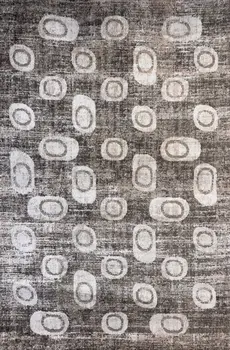 8' X 11' Brown and Beige Abstract Area Rug