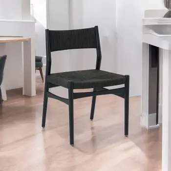 Five Piece Oak Round Dining Set with Four Chairs