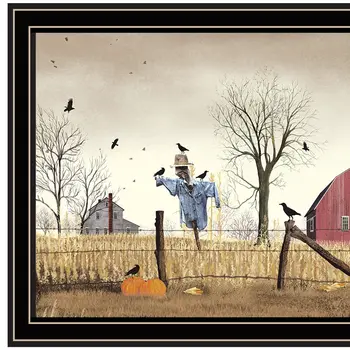 After the Harvest Black Framed Wall Art