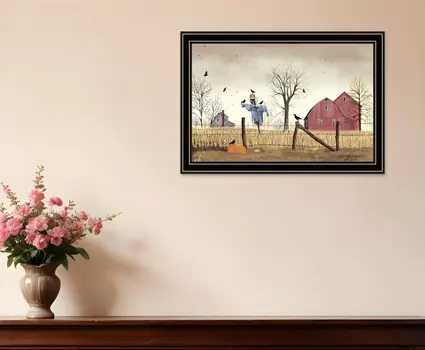 After the Harvest Black Framed Wall Art