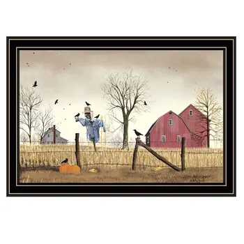 After the Harvest Black Framed Wall Art