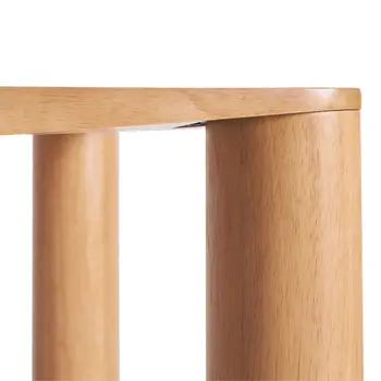 79" Natural Solid Wood Dining Table