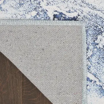 3' X 4' Ivory Abstract Power Loom Area Rug