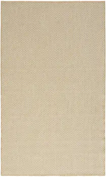 3' X 5' Natural And Ivory Geometric Indoor Outdoor Area Rug