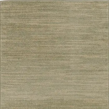 3' X 5' Green And Gold Abstract Indoor Outdoor Area Rug