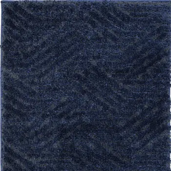 2' X 3' Blue Abstract Power Loom Area Rug