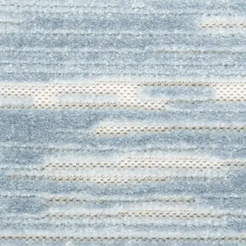 6' Beige Geometric Runner Rug