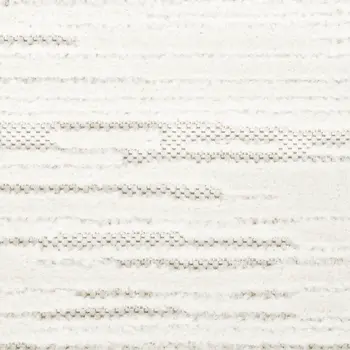 6' Ivory Geometric Runner Rug