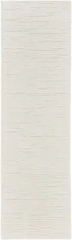 6' Ivory Geometric Runner Rug