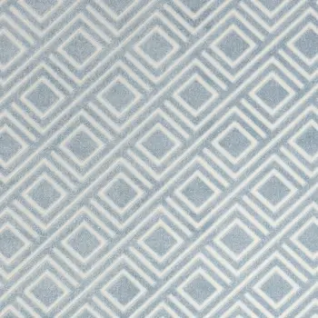 4' X 6' Blue Geometric Area Rug