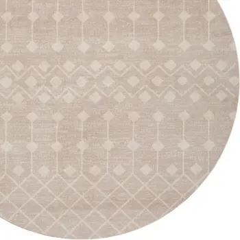 4' X 6' Tan Geometric Area Rug