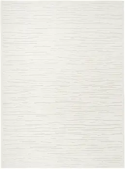 4' X 6' Beige Geometric Area Rug