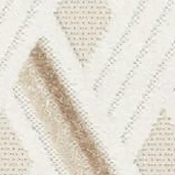 4' X 6' Brown Geometric Area Rug