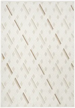 4' X 6' Brown Geometric Area Rug