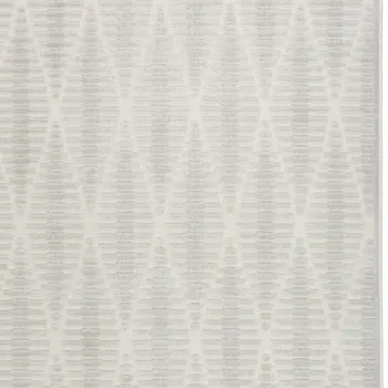 4' X 6' Gray Geometric Area Rug