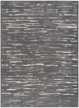 4' X 6' Gray Geometric Area Rug
