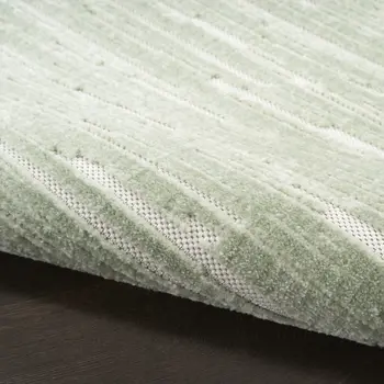 4' X 6' Green Geometric Area Rug