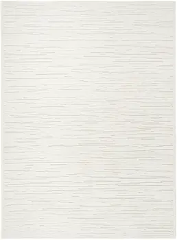 4' X 6' Ivory Geometric Area Rug