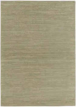4' X 6' Green And Gold Abstract Indoor Outdoor Area Rug